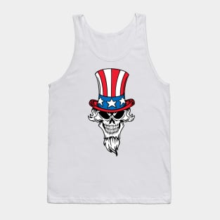 Patriot Honest Abe American Top Hat Tank Top